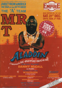 1991 Aladdin The Empire, Liverpool
