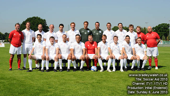 Soccer Aid 2010 Team
